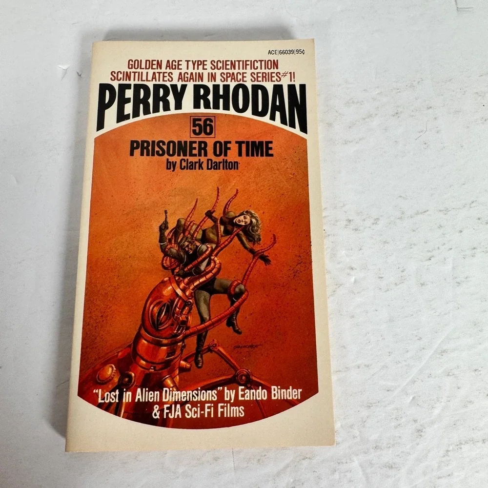 Perry Rhodan Books 50-59 Lot 1974 First Ace Printing Sci-Fi Pulp Pocket Novel